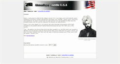 Desktop Screenshot of ahmadiyyagazette.us